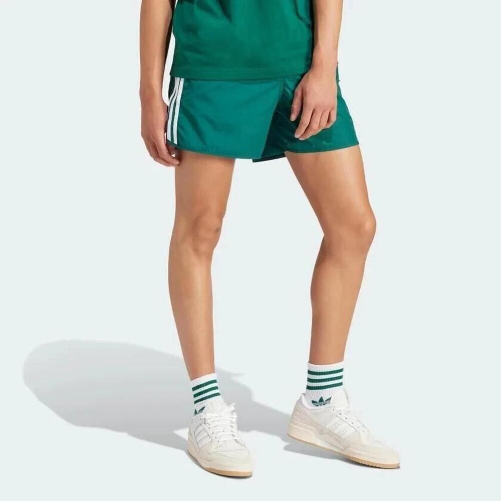 Adidas Adicolor Classics Sprinter Shorts Men's XS Green Flat Front Active SRT167 - Picture 4 of 6